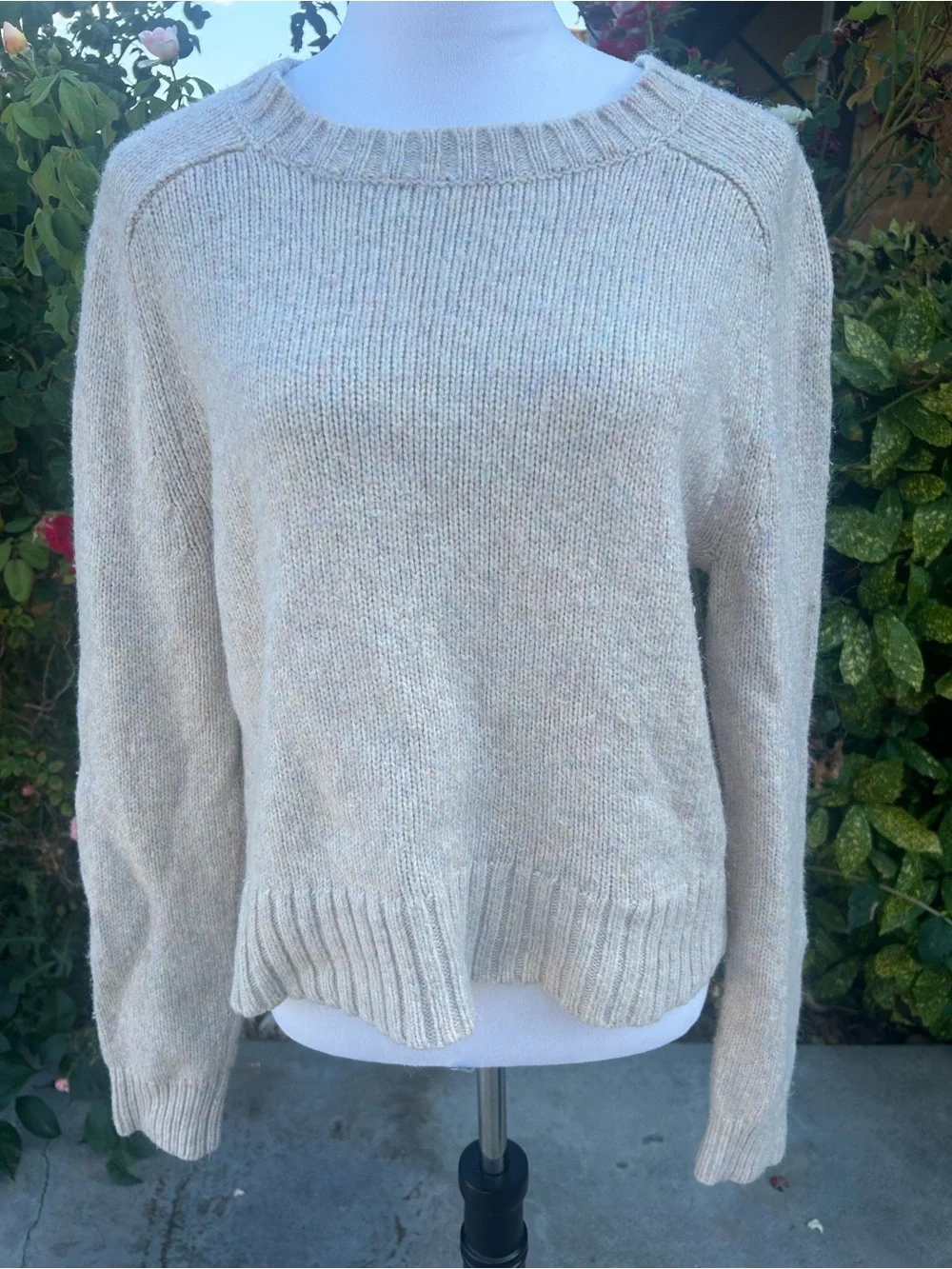 J. Crew Alpaca-blend crewneck sweater cottagecore quiet luxury coastal grandma